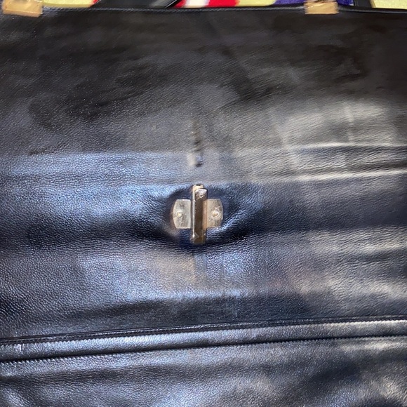 Rare Mark Cross Leather Vintage Hanging Garment Bag - Picture 9 of 9